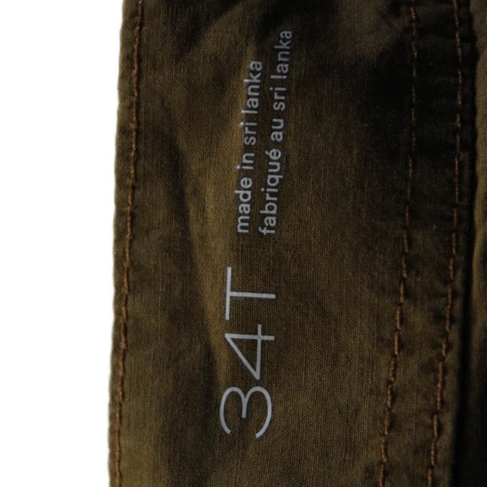 Pilcro and the Letterpress Anthropologie Womens Wide Leg Crop Cargos Brown - Picture 4 of 6